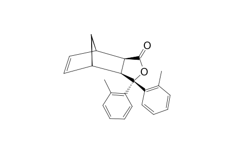 5,5-Di-(ortho-methylphenyl)-4-oxa-exo-tricyclo-[5.2.1.0(2,6)]-dec-8-en-3-one