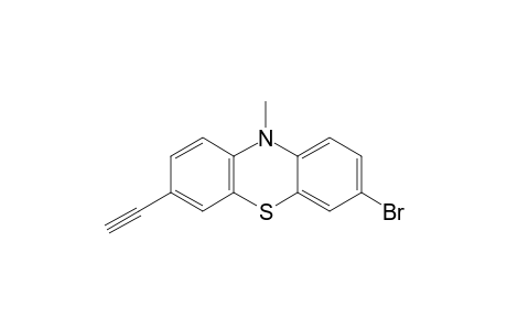 7-Ethynyl-10-methyl-3-bromo-10H-phenothiazine