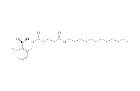 Glutaric acid, dodecyl 3-methyl-2-nitrobenzyl ester