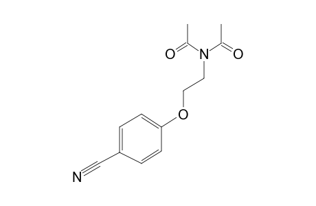 4-(2-Aminoethoxy)benzonitrile, N,N-diacetyl-