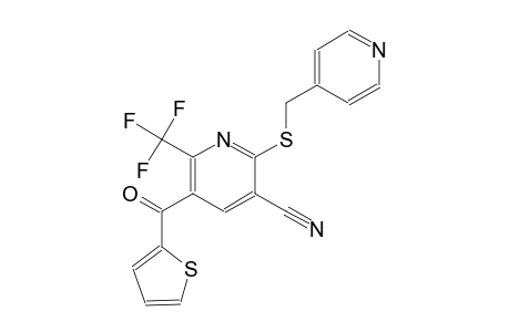 3-pyridinecarbonitrile, 2-[(4-pyridinylmethyl)thio]-5-(2-thienylcarbonyl)-6-(trifluoromethyl)-