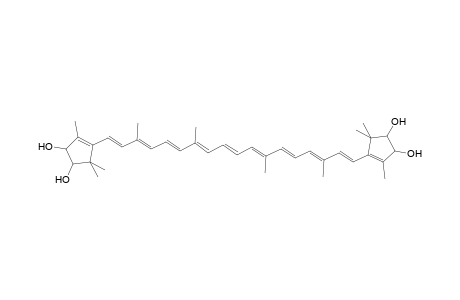 3-Cyclopentene-1,2-diol, 4,4'-(3,7,12,16-tetramethyl-1,3,5,7,9,11,13,15,17-octadecanonaene-1,18-diyl)bis[3,5,5-trimethyl-