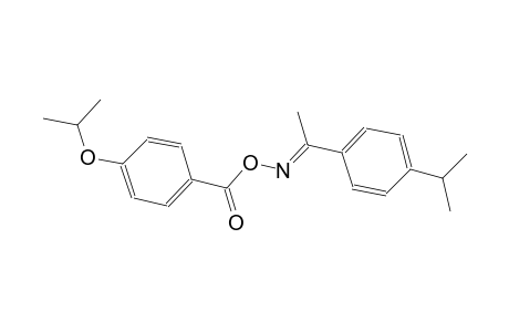 (1E)-1-(4-isopropylphenyl)ethanone O-(4-isopropoxybenzoyl)oxime