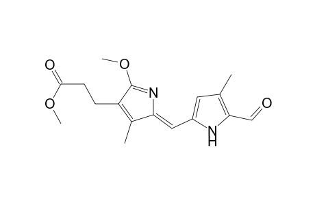 2H-Pyrrole-4-propanoic acid, 2-[(5-formyl-4-methyl-1H-pyrrol-2-yl)methylene]-5-methoxy-3-methyl-, methyl ester, (Z)-