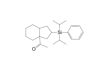 1-Acetyl-8-diisopropylphenylsilylbicyclo[4.3.0]nonane
