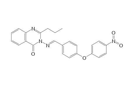 3-({(E)-[4-(4-Nitrophenoxy)phenyl]methylidene}amino)-2-propylquinazolin-4(3H)-one