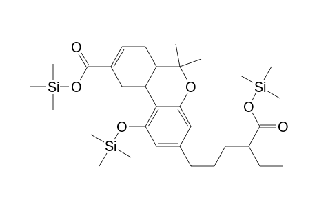 trimethylsilyl 3-[4'-{(trimethylsilyloxy)carbonyl}hexyl]-1-trimethylsilyloxy-6a,7,10,10a-tetrahydro-6,6-dimethyl-6H-dibenzo[b,d]pyrane-9-carboxylate