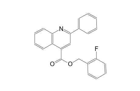 2-fluorobenzyl 2-phenyl-4-quinolinecarboxylate