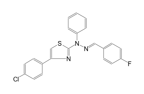 4-fluorobenzaldehyde [4-(4-chlorophenyl)-1,3-thiazol-2-yl](phenyl)hydrazone