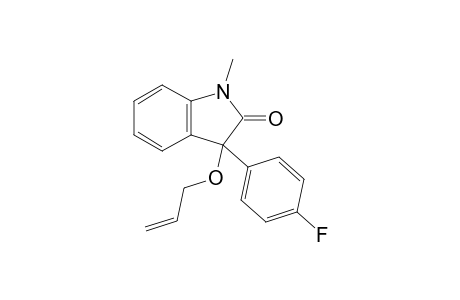 3-(Allyloxy)-3-(4-fluorophenyl)-1-methylindolin-2-one