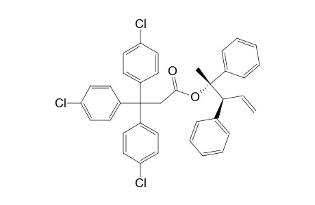 3,3,3-TRIS-(4-CHLOROPHENYL)-PROPIONIC-ACID-(2S*,3R*)-DIPHENYL-4-PENTENYLESTER