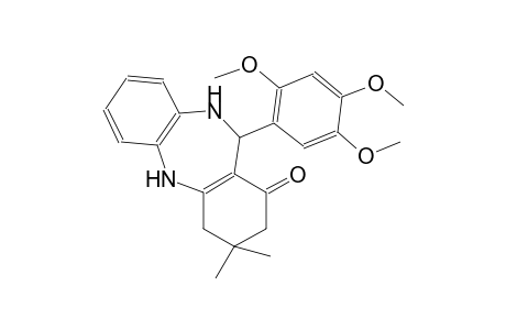 1H-dibenzo[b,e][1,4]diazepin-1-one, 2,3,4,5,10,11-hexahydro-3,3-dimethyl-11-(2,4,5-trimethoxyphenyl)-