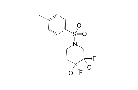 trans-3,4-Difluoro-3,4-dimethoxy-1-[(4-methylphenyl)sulfonyl]piperidine