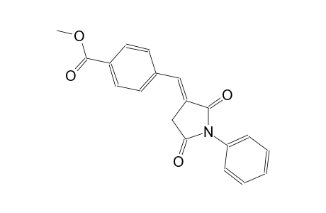 benzoic acid, 4-[(E)-(2,5-dioxo-1-phenyl-3-pyrrolidinylidene)methyl]-, methyl ester