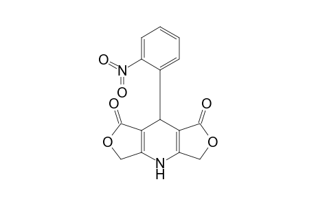 8-(2'-Nitrophenyl)-1,3,4,5,7,8-hexahydro-difuro[3,4-b ; 3',4'-e]pyridine-1,7-dione