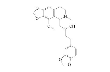 4-(1,3-benzodioxol-5-yl)-1-(4-methoxy-6-methyl-7,8-dihydro-5H-[1,3]dioxolo[4,5-g]isoquinolin-5-yl)-2-butanol