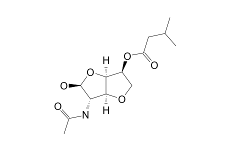 FURANODICTINE-A;BETA-ANOMER;2-ACETAMIDO-3,6-ANHYDRO-2-DEOXY-5-O-ISOVALERYL-BETA-D-GLUCOFURANOSE
