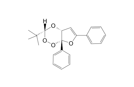 (3R*,4aR*,7aR*)-3-tert-Butyl-3,4a,7,7a-tetrahydro-6,7a-diphenyl-7-oxacycxclopenta[1,2-e][1,2,4]trioxin
