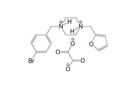 1-(4-bromobenzyl)-4-(2-furylmethyl)piperazinediium oxalate