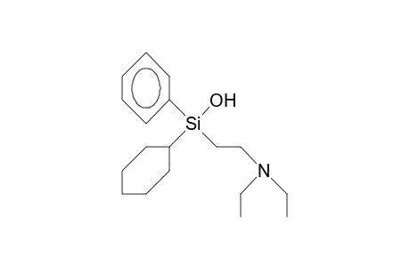 Cyclohexyl-(diethylaminoethyl)-phenyl-silanol