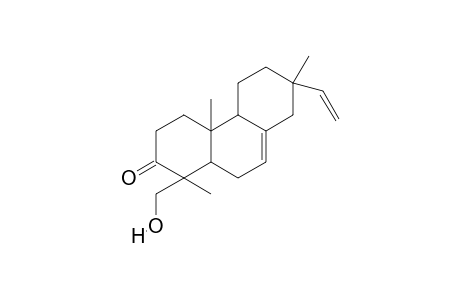 1,4a,7-trimethyl-1-methylol-7-vinyl-3,4,4b,5,6,8,10,10a-octahydrophenanthren-2-one