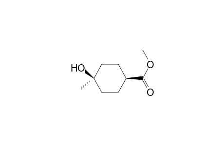 Cyclohexanecarboxylic acid, 4-hydroxy-4-methyl-, methyl ester, trans-