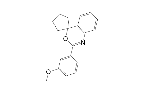 2-(m-Methoxyphenyl)spiro[3,1-benzoxazine-4,1'-cyclopentane]