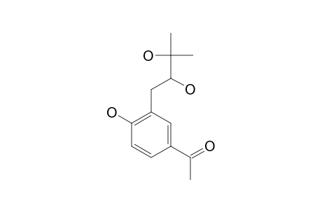 3-(2,3-DIHYDROXY-ISOPENTYL)-4-HYDROXY-ACETOPHENONE