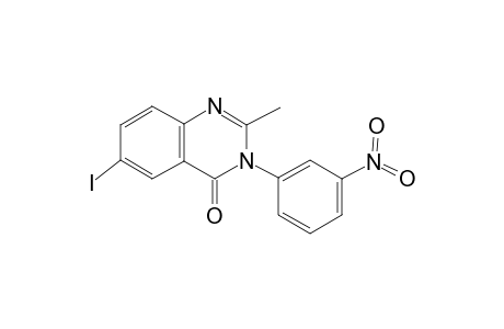 6-Iodo-2-methyl-3-(3-nitrophenyl)-4(3H)-quinazolinone