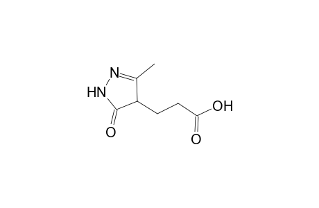 3-(3-Methyl-5-oxo-4,5-dihydro-1H-pyrazol-4-yl)propanoic acid