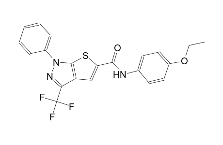 1H-thieno[2,3-c]pyrazole-5-carboxamide, N-(4-ethoxyphenyl)-1-phenyl-3-(trifluoromethyl)-