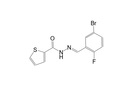 N'-[(E)-(5-bromo-2-fluorophenyl)methylidene]-2-thiophenecarbohydrazide