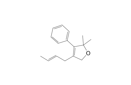 (E/Z)-4-(2'-Butenyl)-2,2-dimethyl-3-phenyl-2,5-dihydrofuran