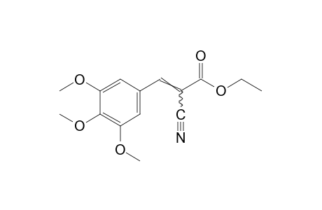 alpha-cyano-3,4,5-trimethoxycinnamic acid, ethyl ester