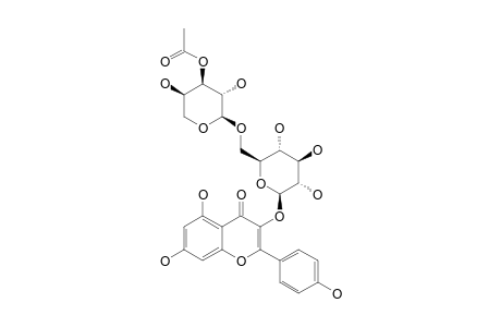 KAEMPFEROL-3-O-[3'''-ACETYL-ALPHA-L-ARABINOPYRANOSYL-(1'''->6'')]-BETA-D-GLUCOPYRANOSIDE