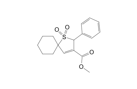 3-CARBOMETHOXY-5-SPIRO-CYCLOHEXYL-2-PHENYL-2,5-DIHYDROTHIOPHENE-1,1-DIOXIDE