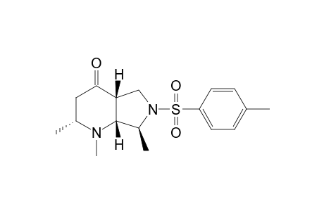 (2R,4aR,7S,7aR)-1,2,7-trimethyl-6-(4-methylphenyl)sulfonyl-2,3,4a,5,7,7a-hexahydropyrrolo[3,4-b]pyridin-4-one