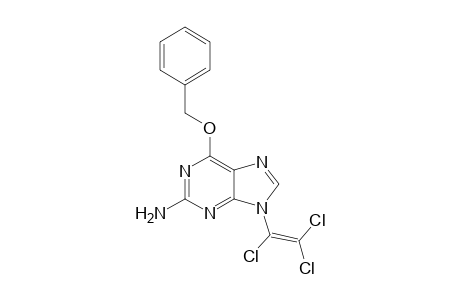 6-benzyloxy-9-(1,2,2-trichlorovinyl)purin-2-amine