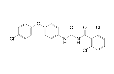 Benzamide, 2,6-dichloro-N-[[[4-(4-chlorophenoxy)phenyl]amino]carbonyl]-