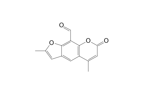 4,5'-Dimethyl-8-formylpsoralen
