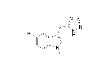3-((1H-Tetrazol-5-yl)thio)-5-bromo-1-methyl-1H-indole