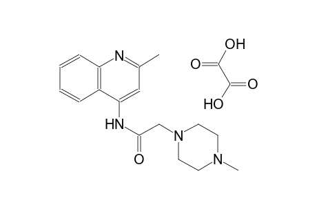 2-(4-methyl-1-piperazinyl)-N-(2-methyl-4-quinolinyl)acetamide oxalate