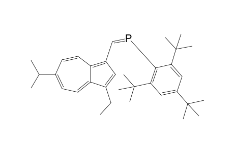 (E)-2-(3-Ethyl-6-isopropyl-1-azulenyl)-1-(2,4,6-tri-t-butylphenyl)phosphaethene