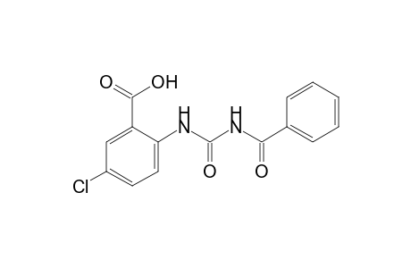 2-(benzoylcarbamoylamino)-5-chloro-benzoic acid