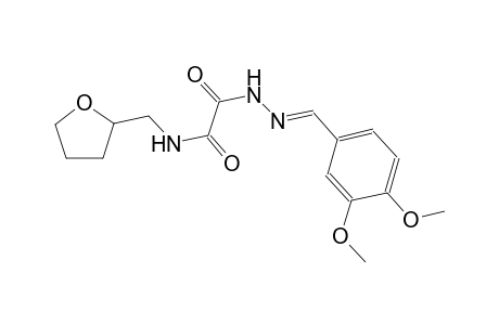 acetic acid, oxo[[(tetrahydro-2-furanyl)methyl]amino]-, 2-[(E)-(3,4-dimethoxyphenyl)methylidene]hydrazide