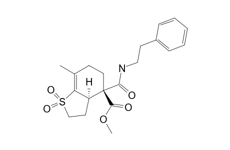 METHYL_7-METHYL-4-PHENETHYLCARBAMOYL-2,3,3A,4,5,6-HEXAHYDRO-1-BENZOTHIOPHENE-4-CARBOXYLATE_1,1-DIOXIDE