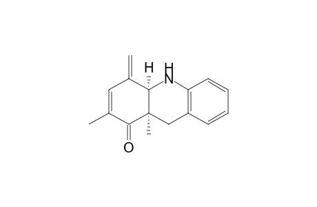 1(4H)-Acridinone, 4a,9,9a,10-tetrahydro-2,9a-dimethyl-4-methylene-, cis-