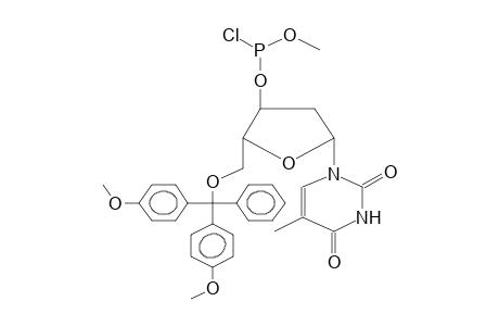 5'-DIMETHOXYTRITYLDEOXYTHYMIDINE-3'-O-METHYLCHLOROPHOSPHITE