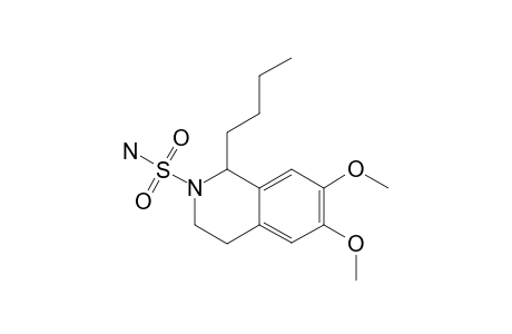 1-N-BUTYL-6,7-DIMETHOXY--3,4-DIHYDROISOQUINOLINE-2-(1-H)-SULFONAMIDE
