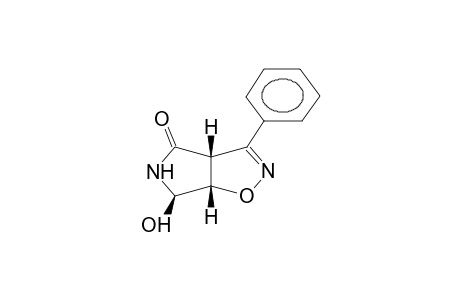 3-PHENYL-4-OXO-6-HYDROXY-3A,4,6,6A-TETRAHYDROPYRROLO[3,4-D]ISOXAZOLE